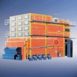 SHL Double Drum Chain Grate Coal Fired Steam Boilers